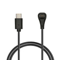 kwmobile USB C Ladekabel kompatibel mit COROS PACE Pro - Kabel Charger - Smart Watch Typ C Ersatzkabel - Fitnesstracker Aufladekabel Schwarz  