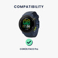 kwmobile USB C Ladekabel kompatibel mit COROS PACE Pro Kabel Charger Smart Watch Ersatzkabel Fitnesstracker Aufladekabel