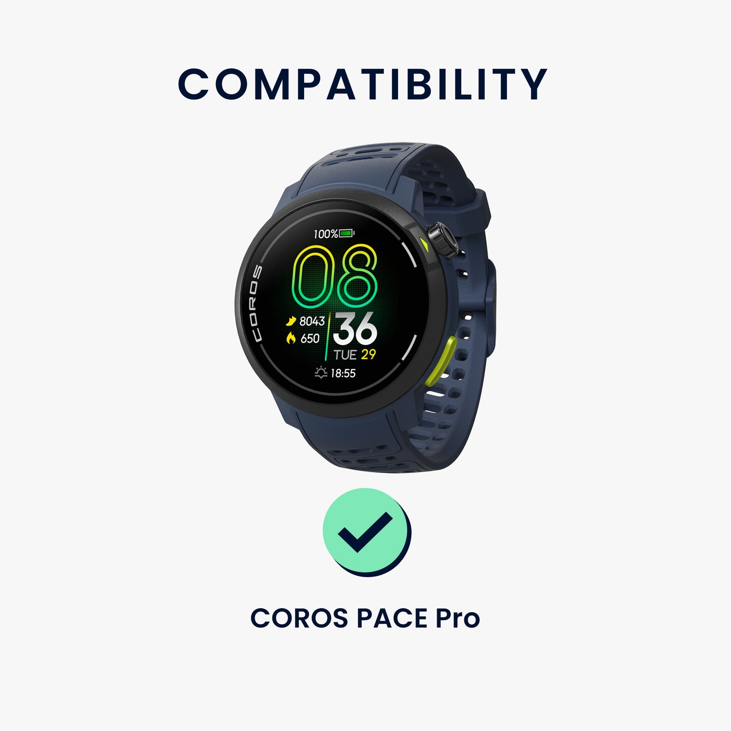 kwmobile USB C Ladekabel kompatibel mit COROS PACE Pro Kabel Charger Smart Watch Ersatzkabel Fitnesstracker Aufladekabel