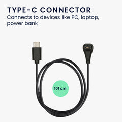 kwmobile USB C Ladekabel kompatibel mit COROS PACE Pro Kabel Charger Smart Watch Ersatzkabel Fitnesstracker