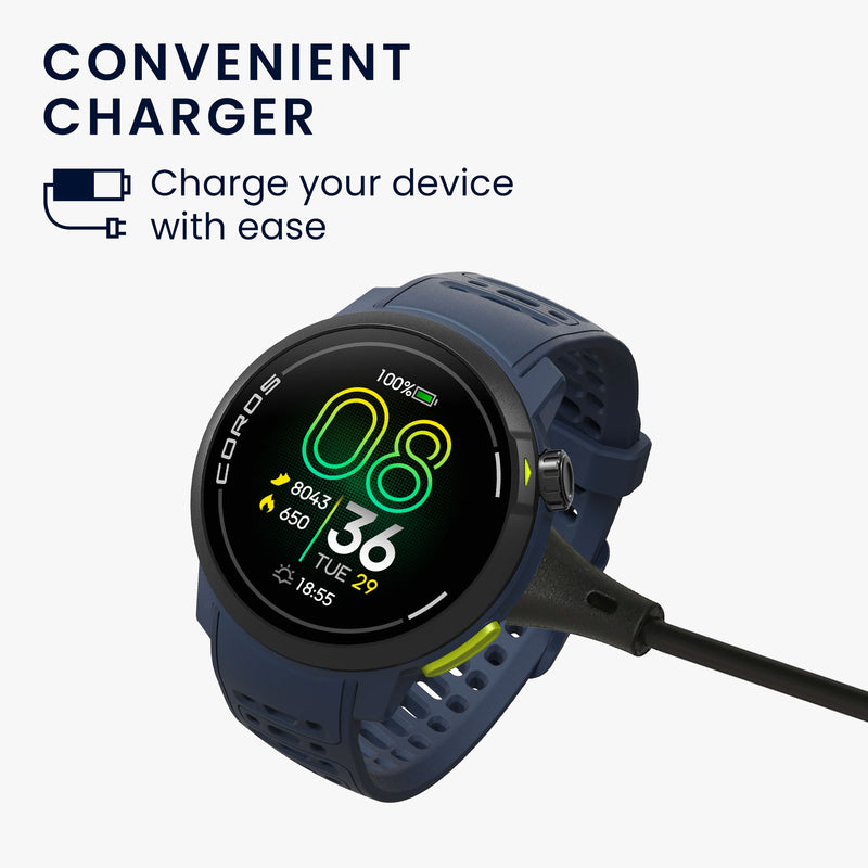 kwmobile USB C Ladekabel kompatibel mit COROS PACE Pro Kabel Charger Smart Watch Ersatzkabel Fitnesstracker Aufladekabel