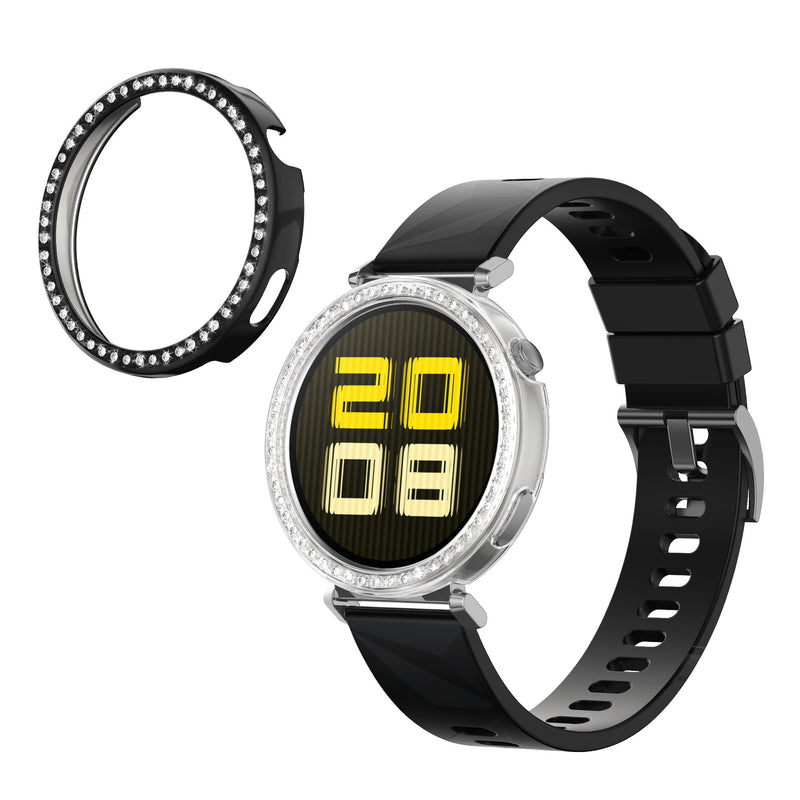kwmobile Kunststoff Hülle kompatibel mit Huawei Watch GT5 41mm / Watch GT4 41mm Schutzhülle Schutzrahmen Glitzer Schutz Zubehör