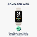 kwmobile USB Ladegerät kompatibel mit Xiaomi Mi Band 10 / Band 9 / 8 / 8Pro / Redmi Watch 3 Active - USB Kabel Charger Stand - Smart Watch Ladestation - Ladekabel mit Standfunktion