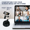 kwmobile USB Ladegerät kompatibel mit Xiaomi Mi Band 10 / Band 9 / 8 / 8Pro / Redmi Watch 3 Active - USB Kabel Charger Stand - Smart Watch Ladestation - Ladekabel mit Standfunktion