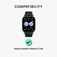 kwmobile Displayschutzfolie kompatibel mit Xiaomi Redmi Watch 5 Lite Folie Schutzfolie für Fitness Tracker robuster