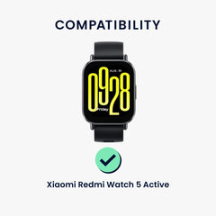 kwmobile Displayschutzfolie kompatibel mit Xiaomi Redmi Watch 5 Active Folie Schutzfolie für Fitness Tracker robuster