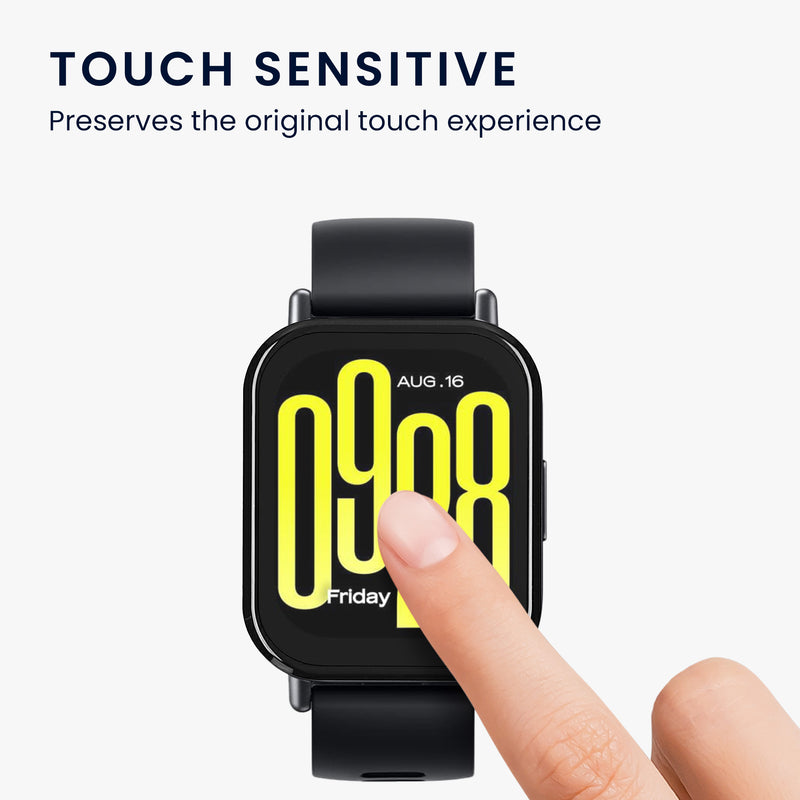 kwmobile Displayschutzfolie kompatibel mit Xiaomi Redmi Watch 5 Active Folie Schutzfolie für Fitness Tracker robuster Displayschutz