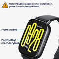 kwmobile Displayschutzfolie kompatibel mit Xiaomi Redmi Watch 5 Active Folie Schutzfolie für Fitness Tracker robuster Displayschutz