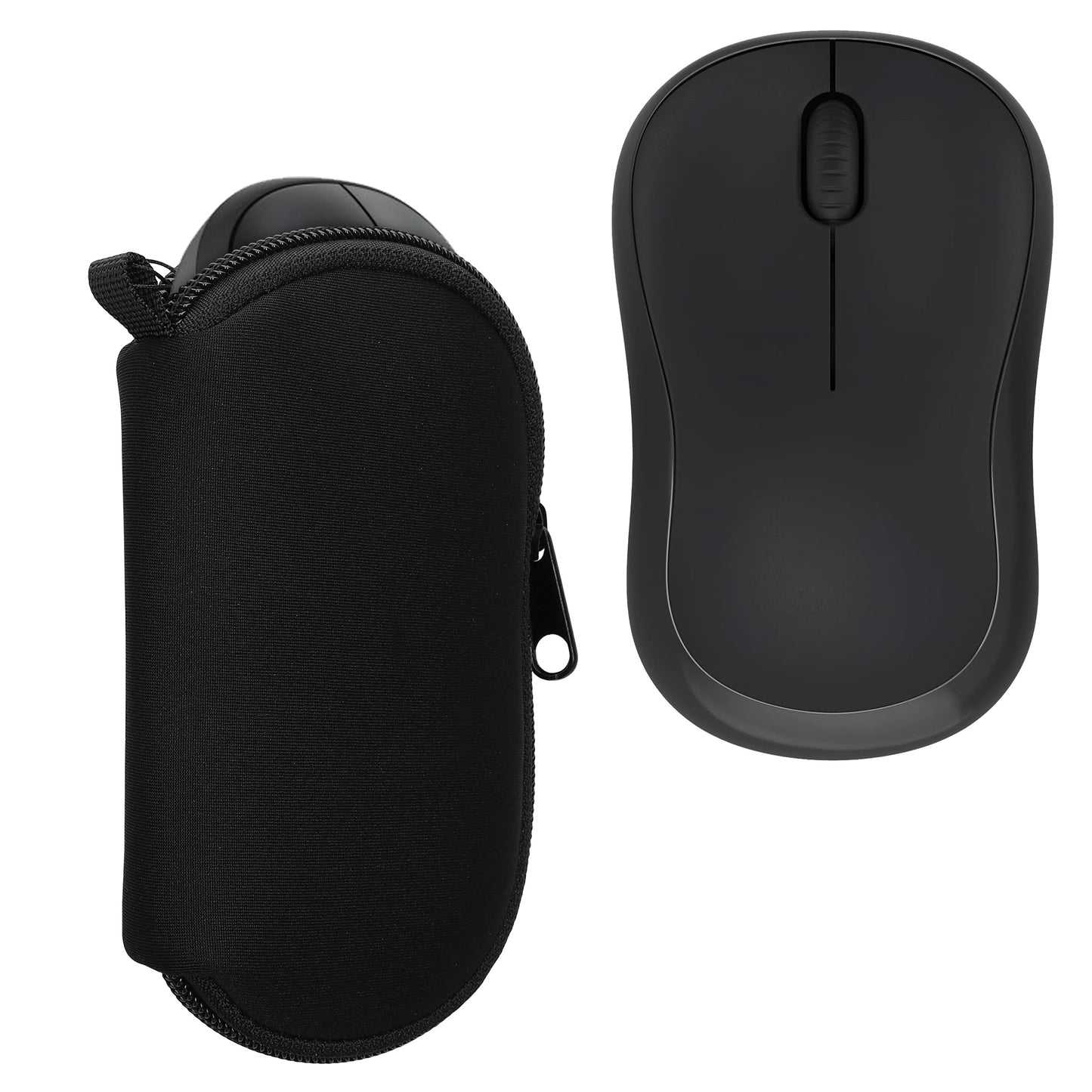 kwmobile Hülle kompatibel mit Logitech M240 SILENT / M325S - Hülle für PC Mouse Schutzhülle - Computer Maus Tasche - Tasche für PC-Maus