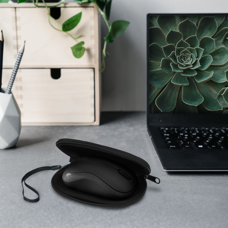 kwmobile Hülle kompatibel mit Logitech M240 SILENT / M325S - Hülle für PC Mouse Schutzhülle - Computer Maus Tasche - Tasche für PC-Maus