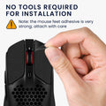 kwmobile Gaming Maus Grip Tape für Kingston Pulsefire Haste 1 Mouse Grip Tape Rutschfestes Griffband für PC Maus