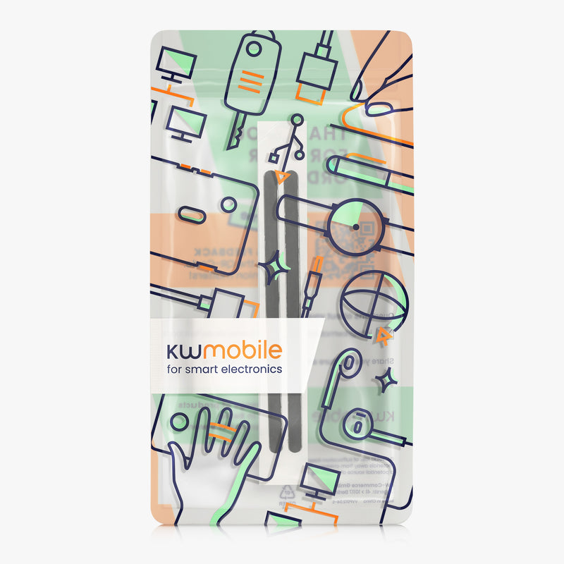kwmobile Mouse Feet Sticker kompatibel mit Apple Magic Mouse 1 / 2 Ersatz Glider Mausfüße passgenau Maus Glides