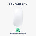 kwmobile Mouse Feet Sticker kompatibel mit Apple Magic Mouse 1 / 2 Ersatz Glider Mausfüße passgenau Maus Glides