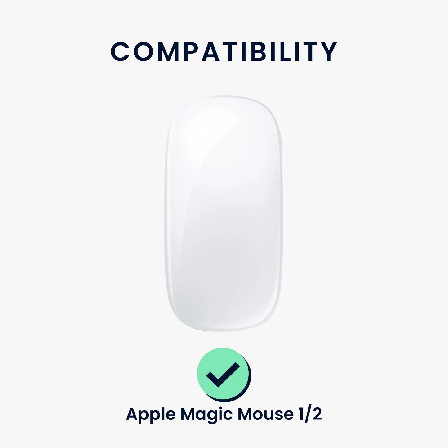 kwmobile Mouse Feet Sticker kompatibel mit Apple Magic Mouse 1 / 2 Ersatz Glider Mausfüße passgenau Maus Glides