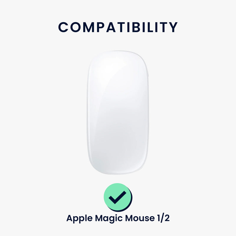 kwmobile Mouse Feet Sticker kompatibel mit Apple Magic Mouse 1 / 2 Ersatz Glider Mausfüße passgenau Maus Glides