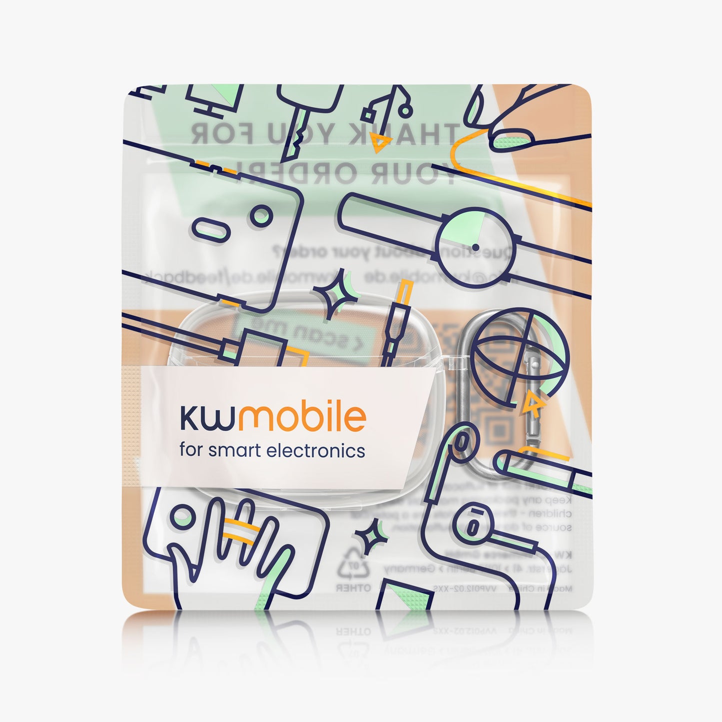 kwmobile Hülle für JBL Tune Buds 2 Case Schutzhülle Kopfhörer Cover