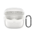kwmobile Hülle für JBL Tune Buds 2 Case - TPU Silikon Schutzhülle - Kopfhörer Cover - Transparent Transparent  