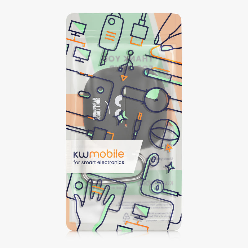 Silikon Hülle für Xiaomi Redmi Buds 6 Lite Don't touch my Headphones Design