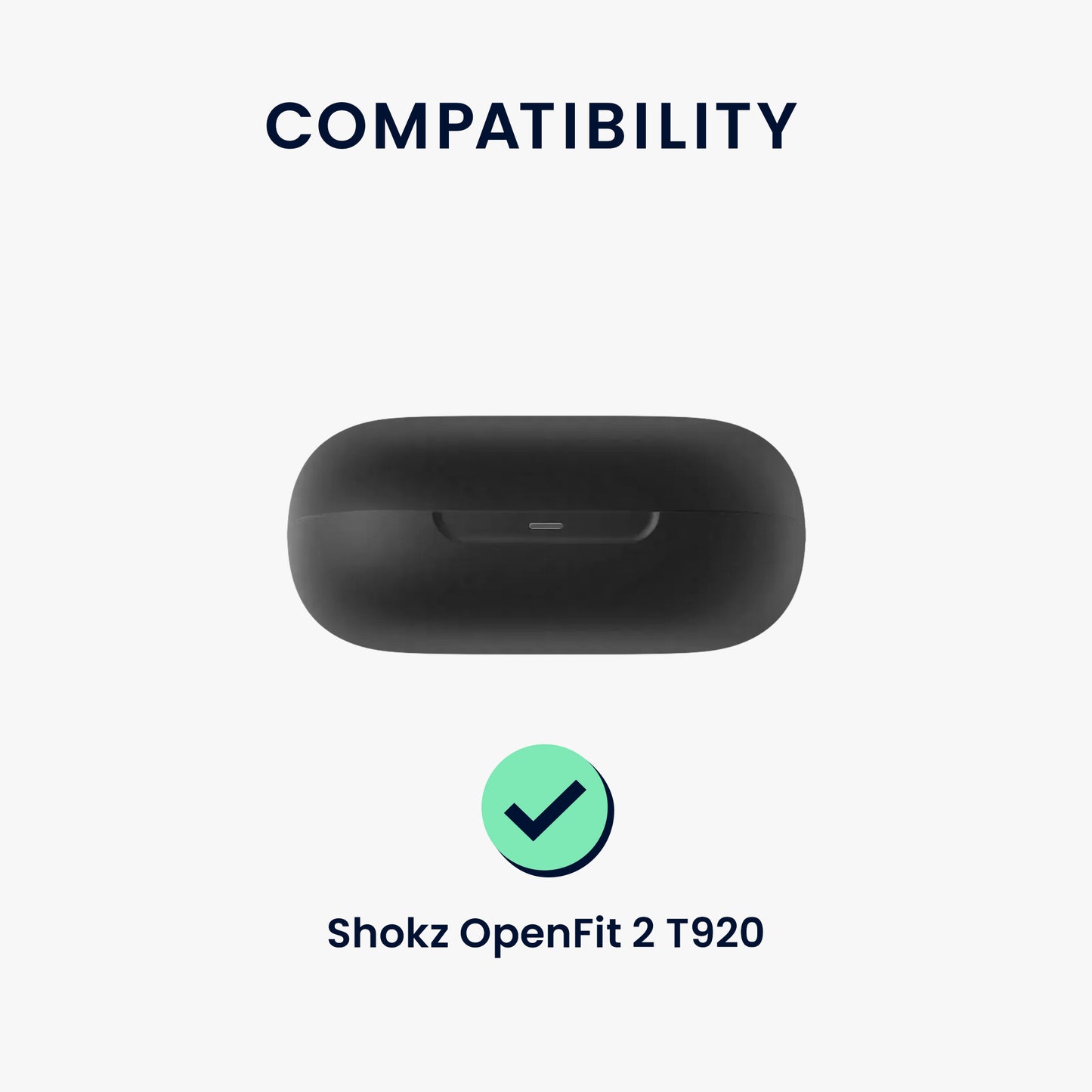 kwmobile Hülle kompatibel mit Shokz OpenFit 2 T920 Kopfhörer