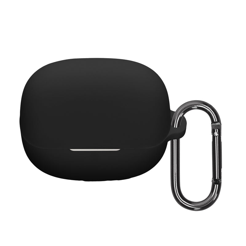kwmobile Hülle kompatibel mit Xiaomi Buds 5 Pro Kopfhörer - Silikon Schutzhülle Etui Case Cover Schoner in Schwarz Schwarz  