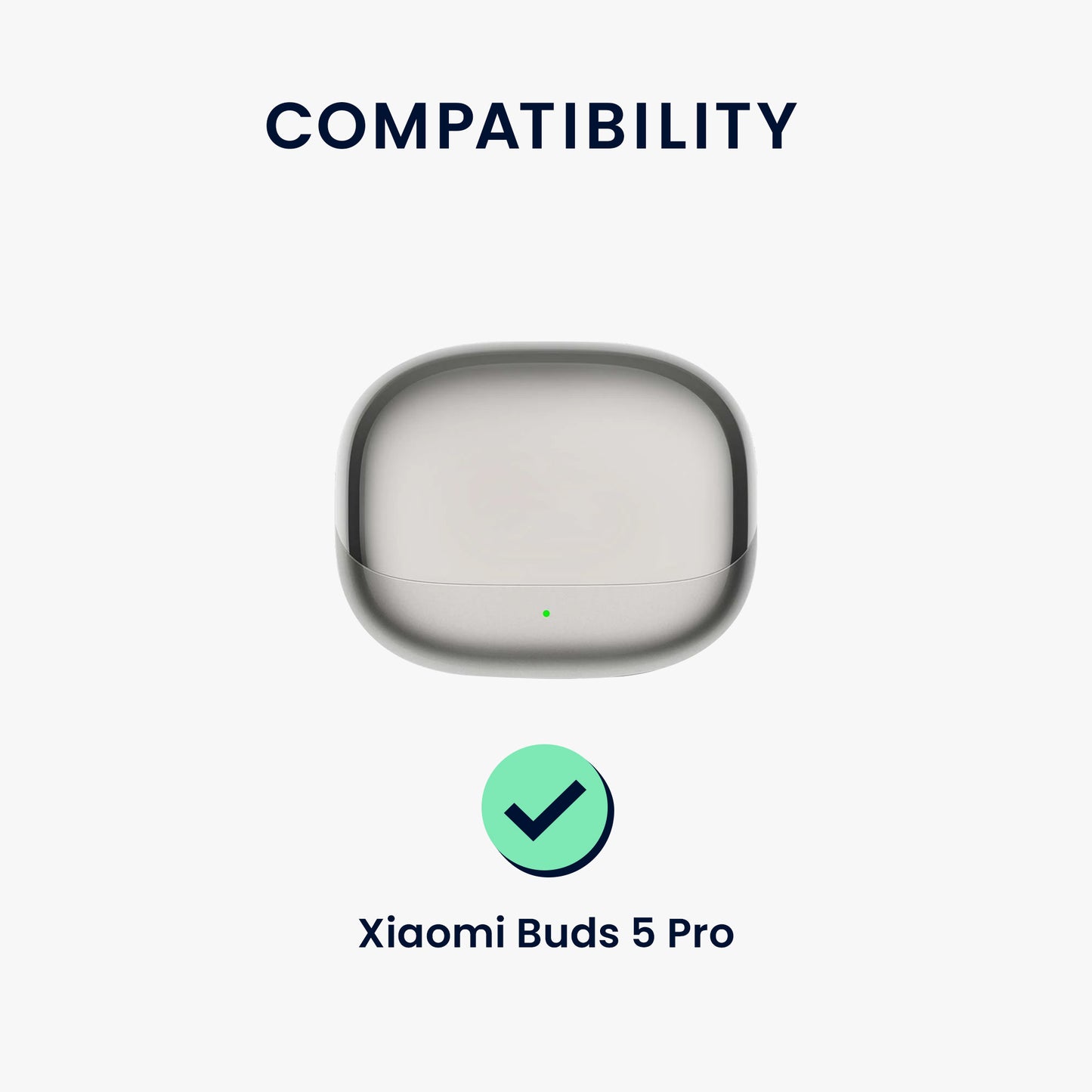 kwmobile Hülle kompatibel mit Xiaomi Buds 5 Pro Kopfhörer
