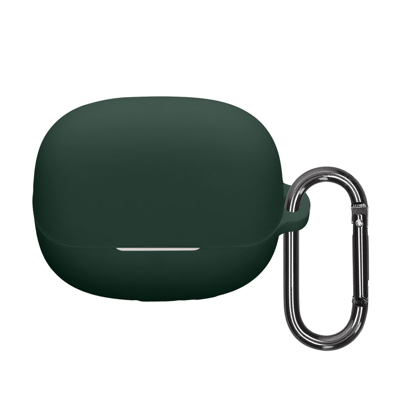 kwmobile Hülle kompatibel mit Xiaomi Buds 5 Pro Kopfhörer - Silikon Schutzhülle Etui Case Cover Schoner in Dunkelgrün Dunkelgrün  
