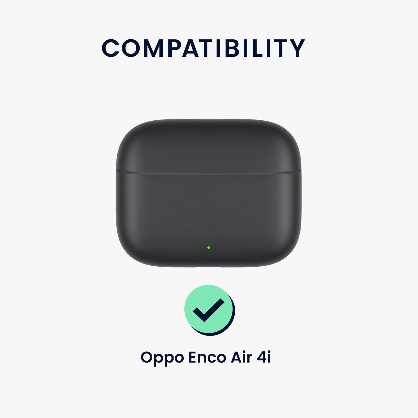 kwmobile Hülle kompatibel mit Oppo Enco Air 4i Kopfhörer Case Cover Schoner
