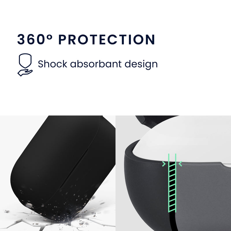 kwmobile Hülle kompatibel mit Oppo Enco Air 4i Kopfhörer Case Cover Schoner