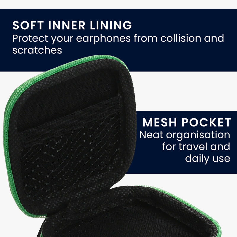 kwmobile In-Ear Kopfhörer Tasche Earphones Etui Case Cover Hülle für Kopfhörer