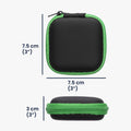 kwmobile In-Ear Kopfhörer Tasche Earphones Etui Case Cover Hülle für Kopfhörer