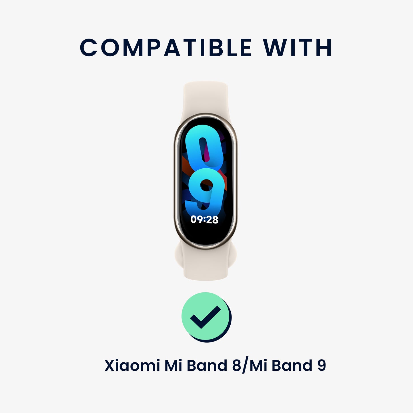 kwmobile Ersatzarmband kompatibel mit Xiaomi Mi Band 10 / Mi Band 9 / 8 Armband