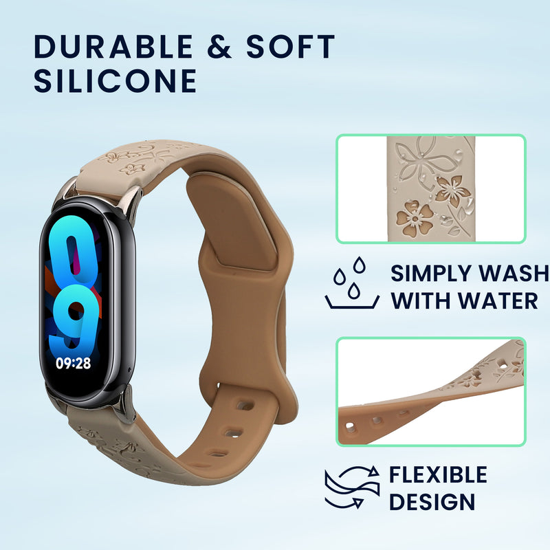 kwmobile Ersatzarmband kompatibel mit Xiaomi Mi Band 10 / Mi Band 9 / 8 Armband