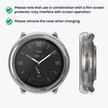 kwmobile Glas Hülle für Amazfit Active2 (A2437) Schutzhülle Fullbody Fitnesstracker Case Set