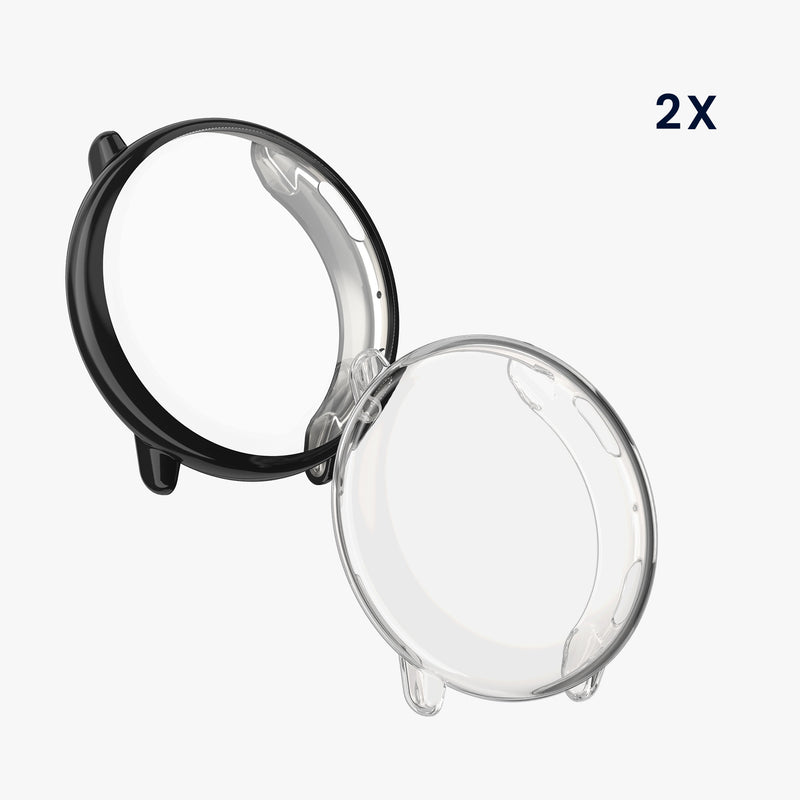 kwmobile Schutzhülle für Amazfit Active2 (A2437) Fullbody Display Cover Set