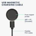 kwmobile USB Kabel Charger kompatibel mit Amazfit Bip 6 / Amazfit Active 2 (A2437) / Active 2 Square (A2434) Ladekabel - Smart Watch Ersatzkabel - Fitnesstracker Aufladekabel