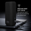 kwmobile Hülle für Anker Power Bank 25000mAh (A1695H11) Case - Powerbank Hülle für unterwegs - Tasche für Power Bank