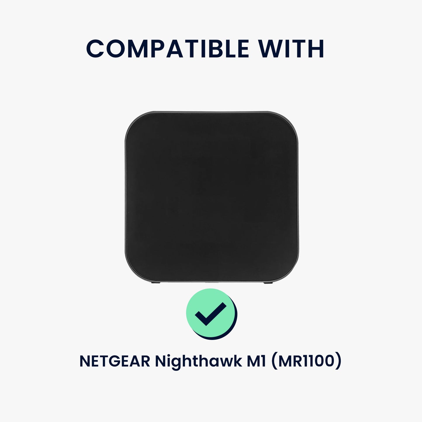 kwmobile Hülle kompatibel mit NETGEAR Nighthawk M1 (MR1100) Case - Tasche für mobiles WLAN - Router Cover mobiler Hotspot - Wi-Fi Zubehör