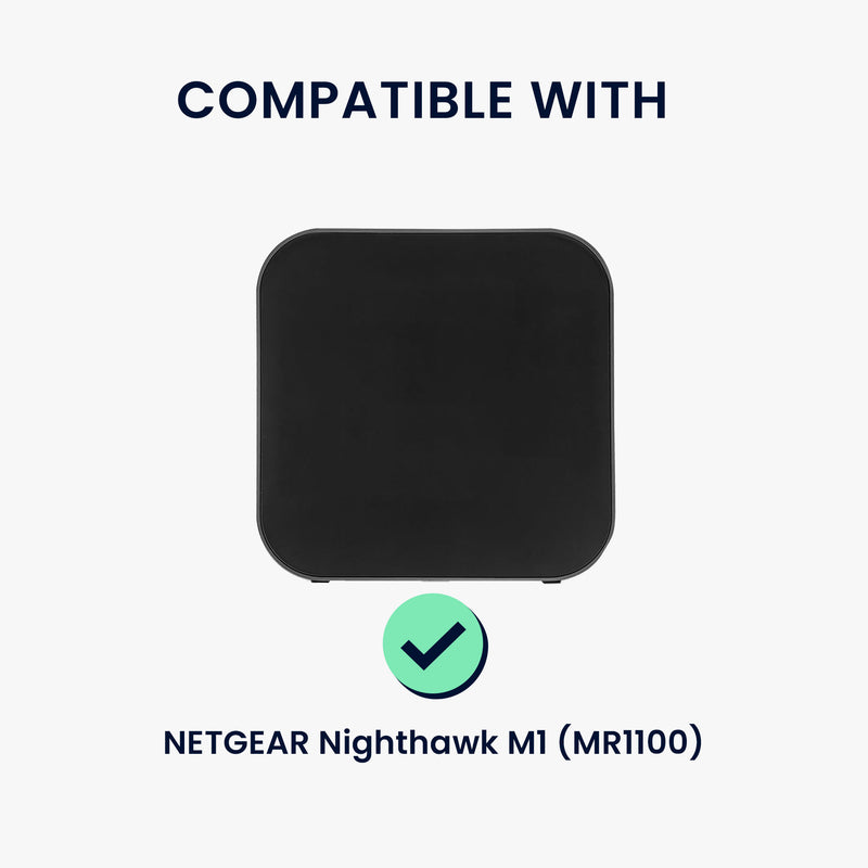 kwmobile Hülle kompatibel mit NETGEAR Nighthawk M1 (MR1100) Case - Tasche für mobiles WLAN - Router Cover mobiler Hotspot - Wi-Fi Zubehör