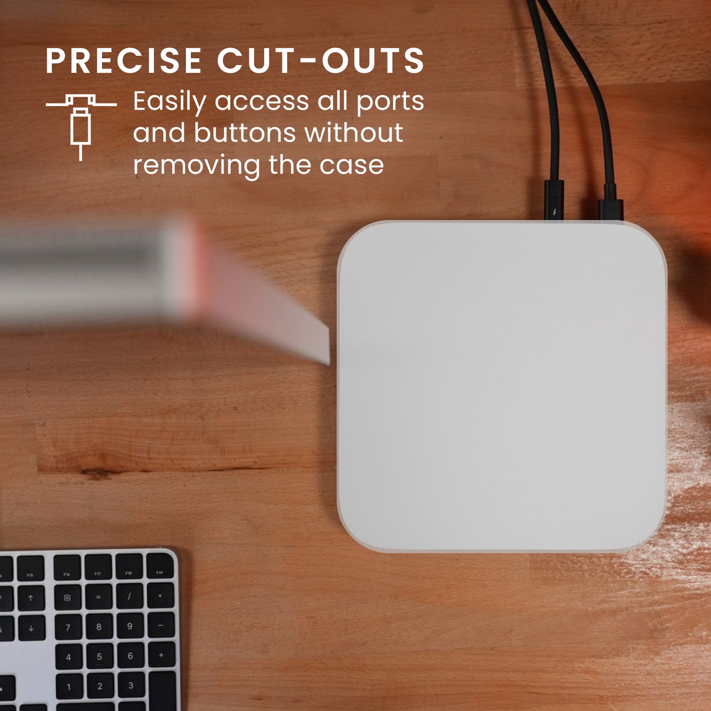 Tasche für Apple Mac Mini M4 Pro / Mac Mini M4 Case - Hülle aus Silikon Cover
