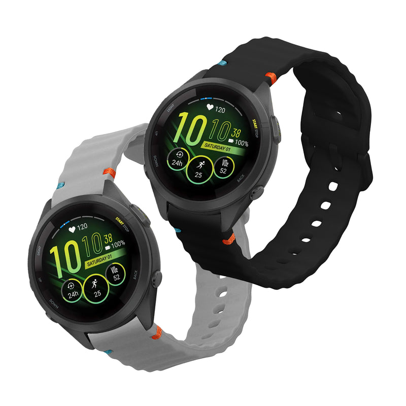 kwmobile Uhrenarmband für Garmin Venu 3S / Venu 2S / vivoactive 4S / Forerunner 265S 255S Armband Fitnesstracker Band Set Ersatzarmband Smartwatch