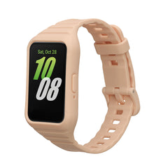 kwmobile Sportarmband kompatibel mit Samsung Galaxy Fit 3 - Armband TPU Silikon für Fitnesstracker - mit Schutz Bumper Altrosa Altrosa  