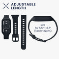 kwmobile Sportarmband kompatibel mit Huawei Band 9 / Band 8 7 6 Pro / Honor Band 7 6 - Armband für Fitnesstracker - mit Schutz Bumper