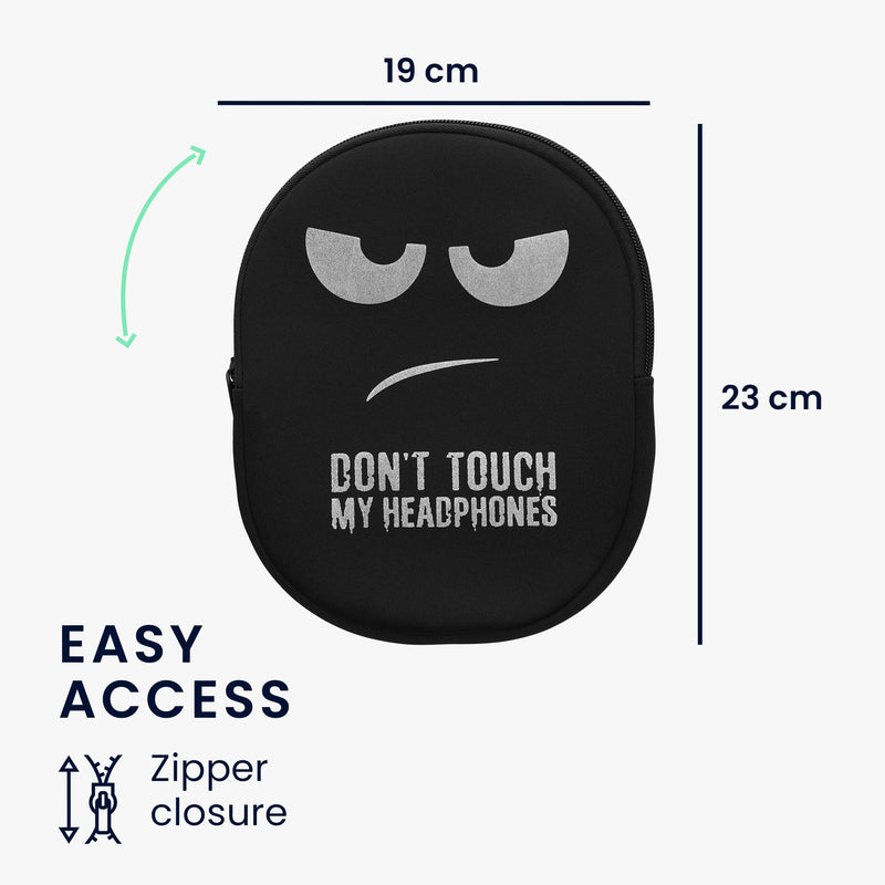 kwmobile Hülle kompatibel mit Headset / Overear headphone Tasche - Case für Headset aus robustem Stoff