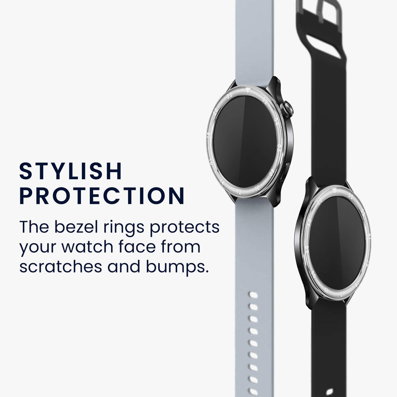 kwmobile Schutzring kompatibel mit Xiaomi Watch S4 / Watch S4 eSIM / Watch S3 Fitnesstracker
