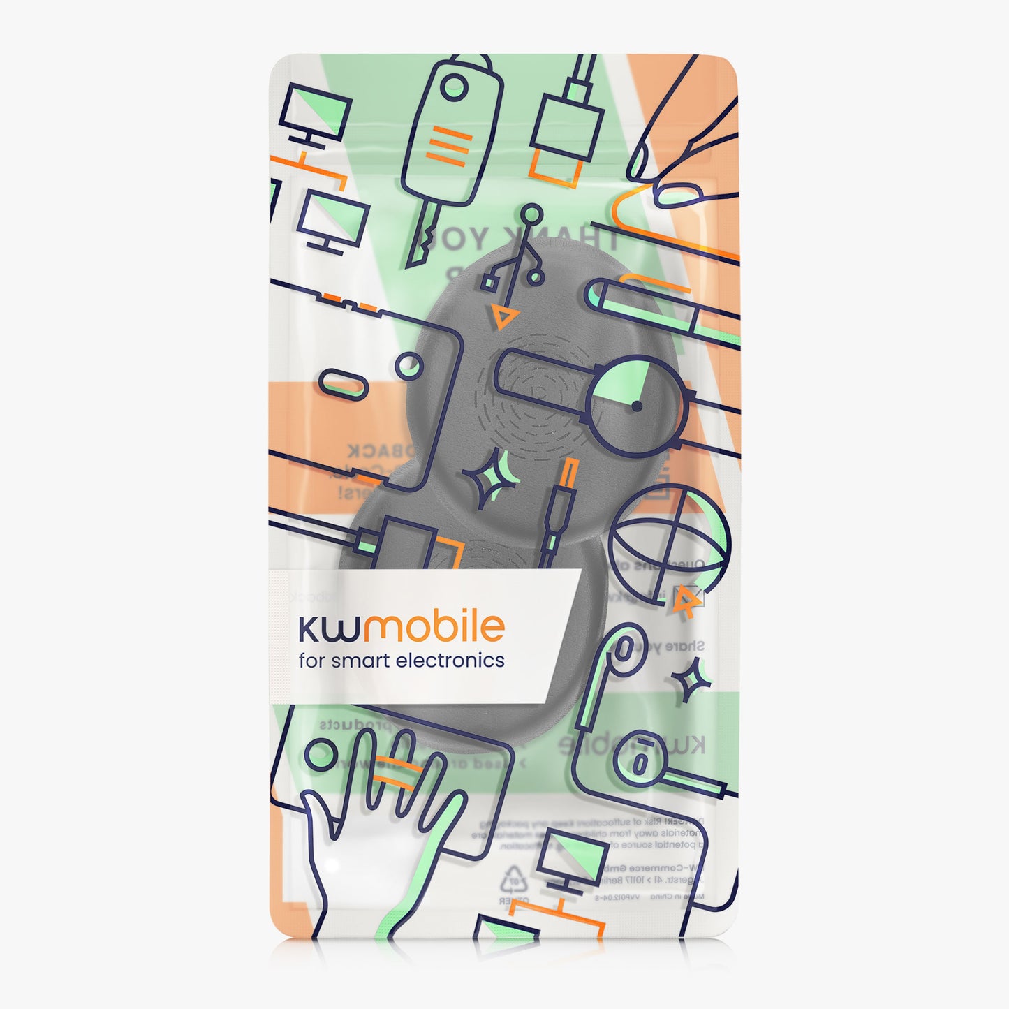 kwmobile Ohr Polster für Jabra Evolve 2 55 / Evolve 2 50 Ohrpolster Ersatz Ohrpolster Kopfhörer Ersatzteile Kopfhörer Ersatzpolster für Over Ear Headphones