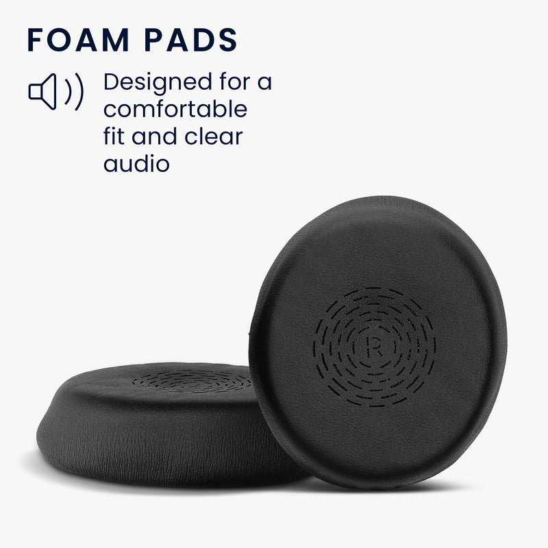 kwmobile Ohr Polster für Jabra Evolve 2 55 / Evolve 2 50 Ohrpolster Ersatz Ohrpolster Kopfhörer Ersatzteile Kopfhörer Ersatzpolster für Over Ear Headphones