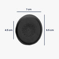 kwmobile Ohr Polster für Jabra Evolve 2 55 / Evolve 2 50 Ohrpolster Ersatz Ohrpolster Kopfhörer Ersatzteile Kopfhörer Ersatzpolster für Over Ear Headphones