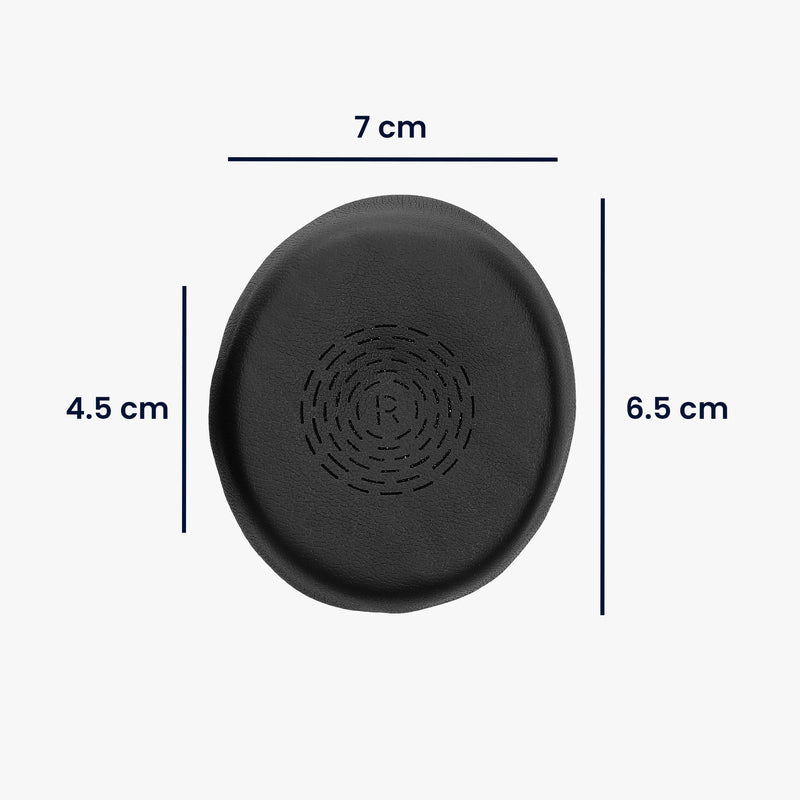kwmobile Ohr Polster für Jabra Evolve 2 55 / Evolve 2 50 Ohrpolster Ersatz Ohrpolster Kopfhörer Ersatzteile Kopfhörer Ersatzpolster für Over Ear Headphones