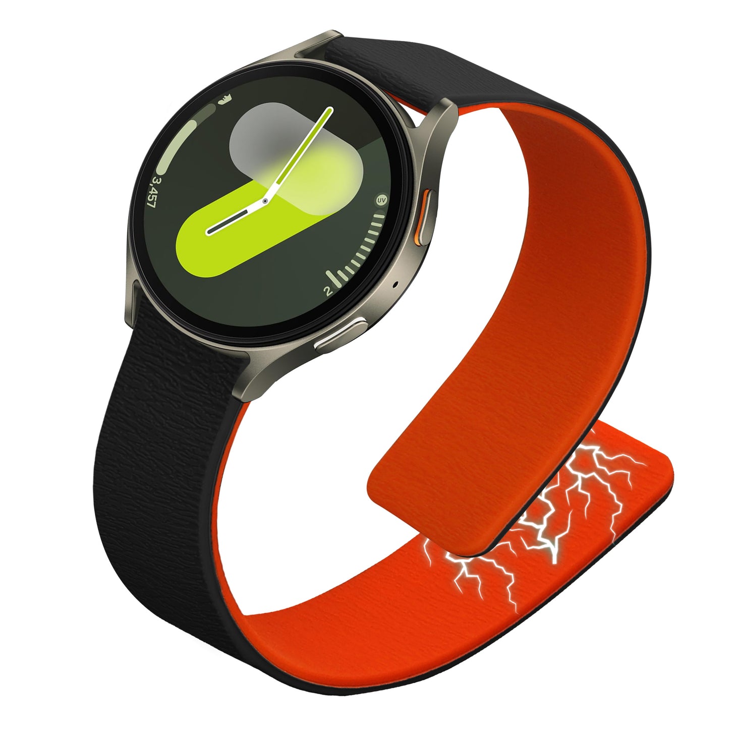 kwmobile Ersatzarmband kompatibel mit Samsung Galaxy Watch 4 / 5 / 6 Galaxy Watch 7 / FE Armband - Fitnesstracker Band mit Magnetverschluss
