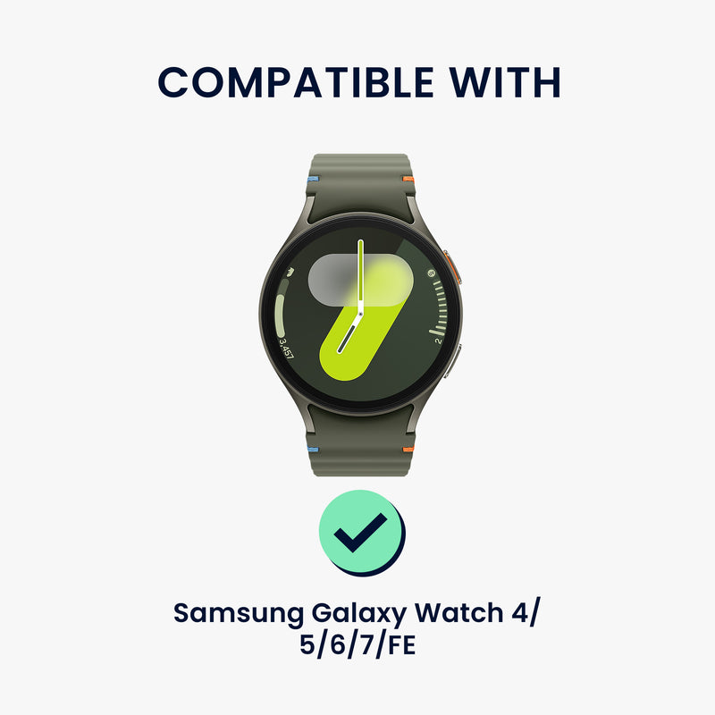 kwmobile Ersatzarmband kompatibel mit Samsung Galaxy Watch 4 / 5 / 6 Galaxy Watch 7 / FE Armband - Fitnesstracker Band mit Magnetverschluss